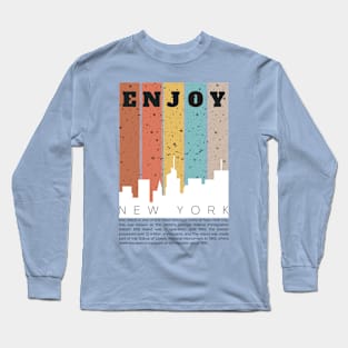 retro enjoy Long Sleeve T-Shirt